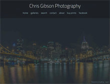 Tablet Screenshot of chrisgibsonphotography.com